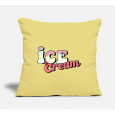 Ice Scream Parodi Washed Yellow Pillow